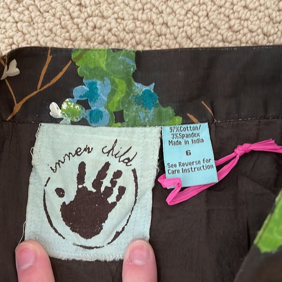 Multi Color/Pattern Inner Child MIDI Skirt - Picture 2 of 3